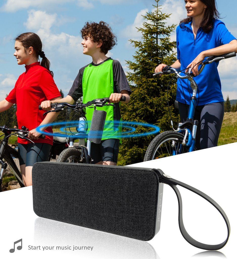 KeMar Kitchenware KBS50 Bluetooth-Lautsprecher (Bluetooth, WASSERDICHT NACH IPX7 STANDARD, BIS ZU 10 STUNDEN WIEDERGABE)