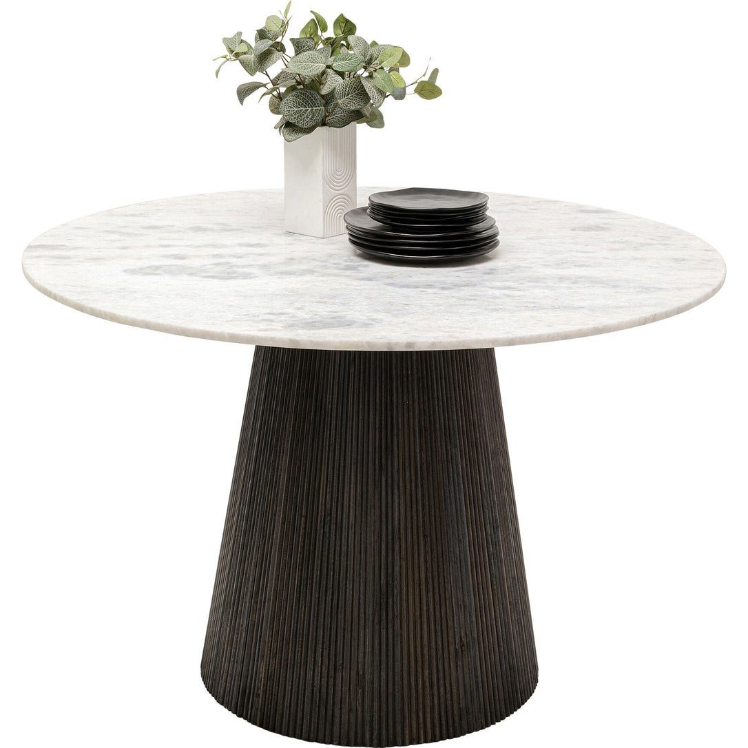 Kare Design Esstisch Glenn, Marmor, Ø115cm