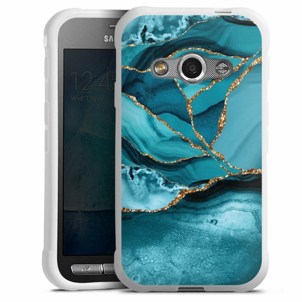 DeinDesign Handyhülle »Eisblaue Marmor Landschaft« Samsung Galaxy Xcover 3,  Silikon Hülle, Bumper Case, Handy Schutzhülle, Smartphone Cover Edelstein  Glitzer Look Marmor online kaufen | OTTO