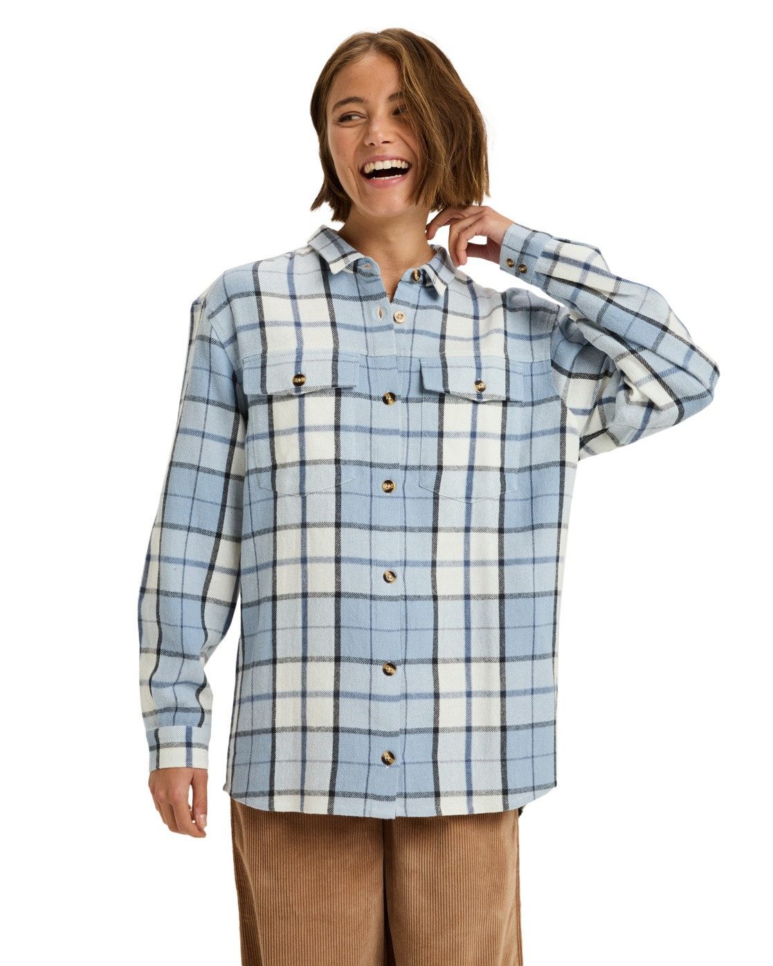 Roxy Langarmhemd Let It Go Flannel günstig online kaufen