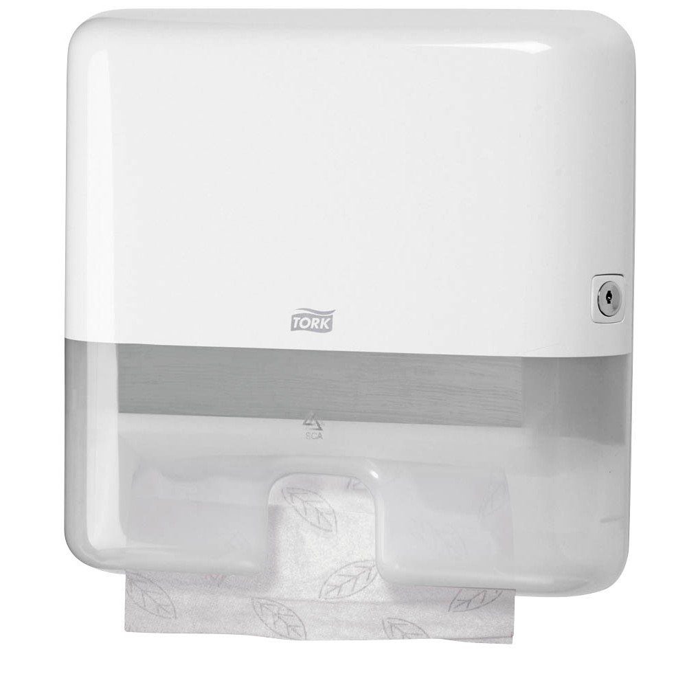 TORK Papiertuchspender 1 Handtuchspender Xpress® H2 Mini weiß + Papierhandtücher