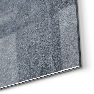 DEQORI Küchenrückwand 'Detaillierte Betonwand', Glas Spritzschutz Badrückwand Herdblende