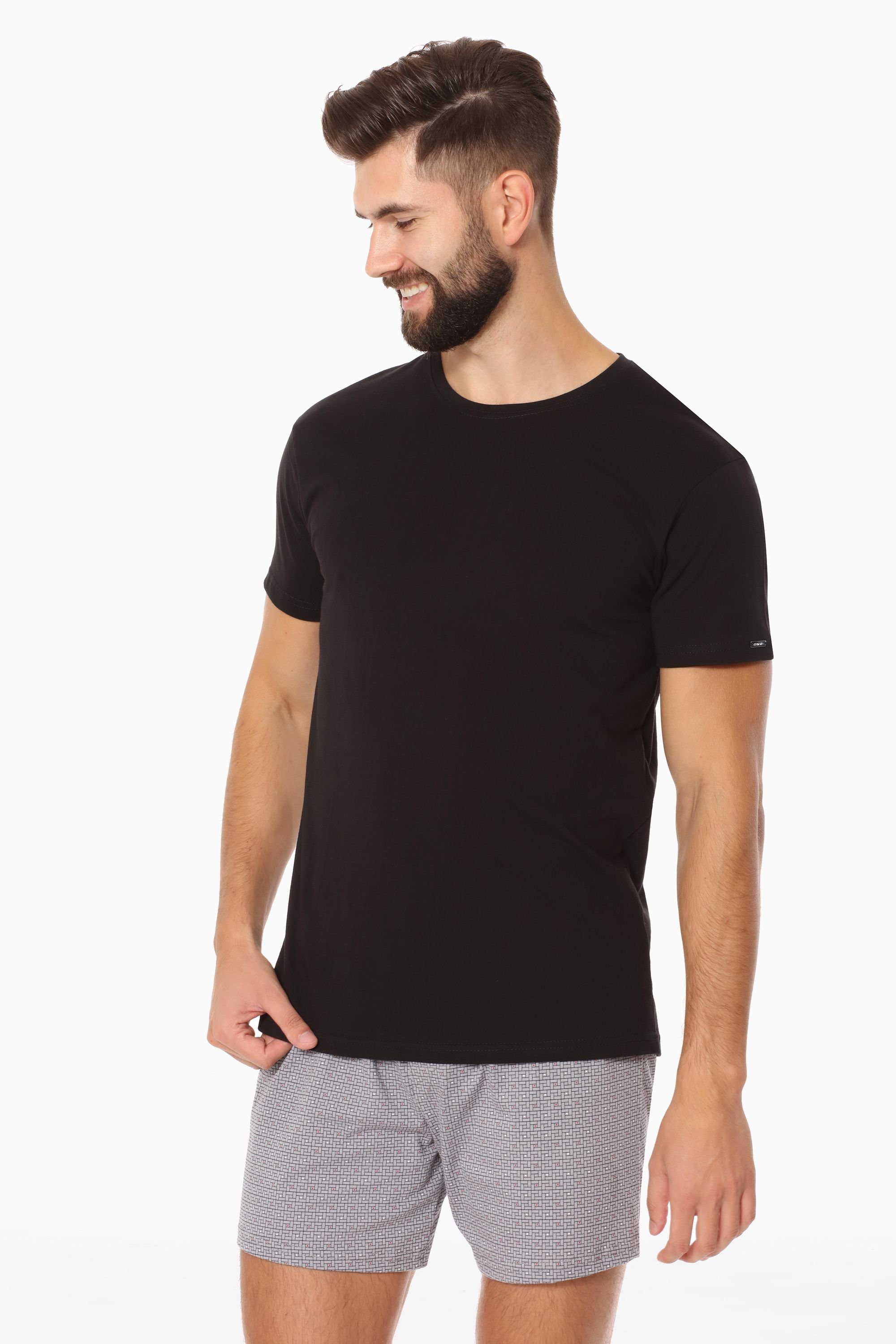 Cornette T-Shirt Herren T-Shirts mit U-Ausschnitt günstig online kaufen
