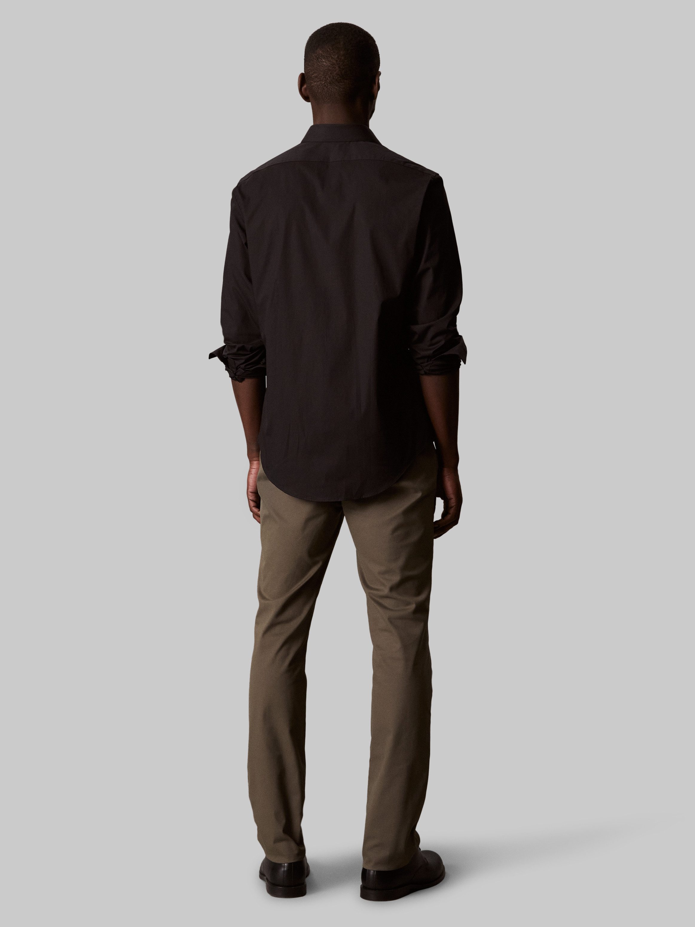 Calvin Klein Businesshemd Regular fit, mit Rundhalsausschnitt