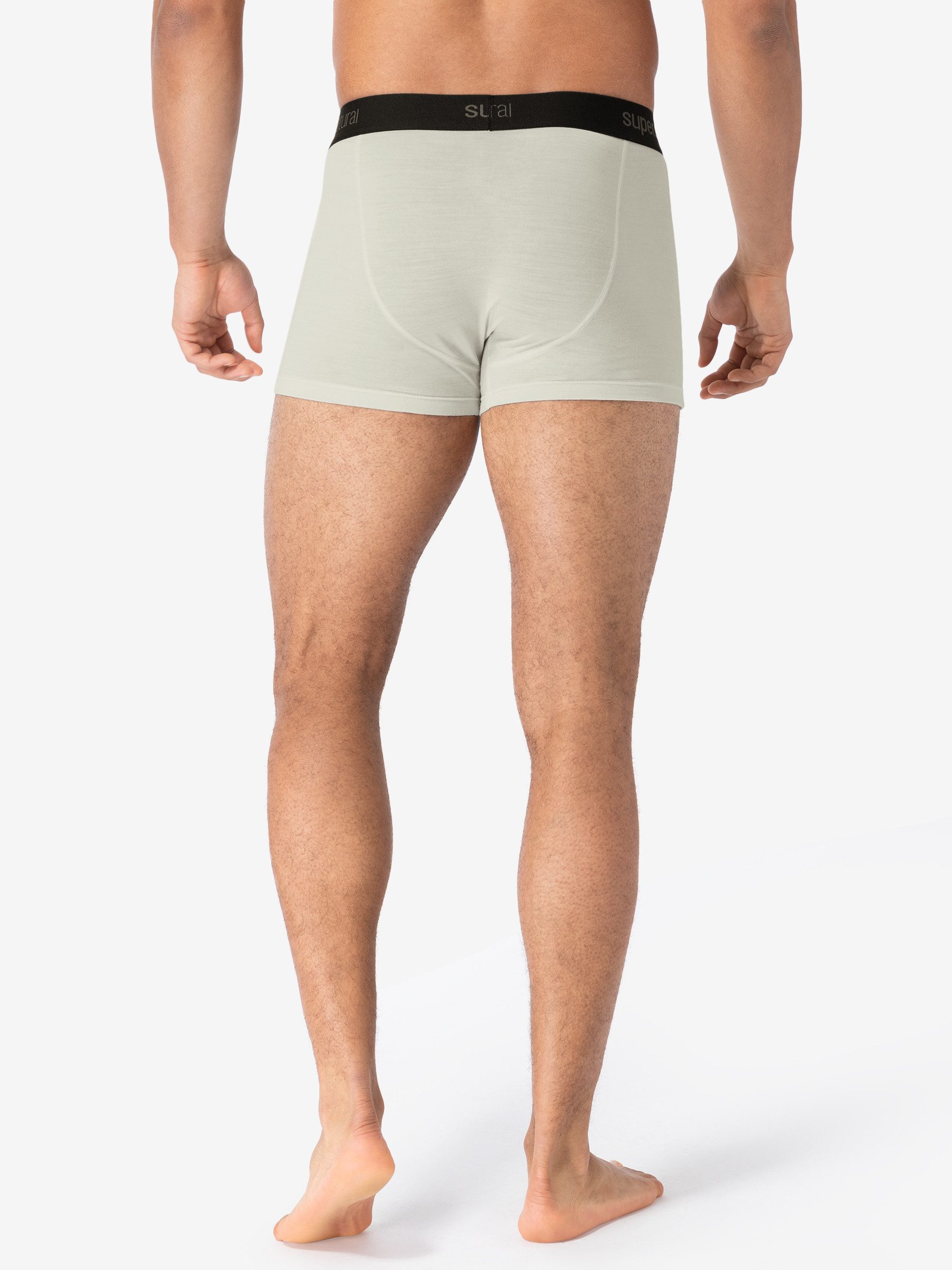 SUPER.NATURAL Boxershorts für Herren, aus Merinowolle M TUNDRA175 BOXER mit super Halt und Komfort