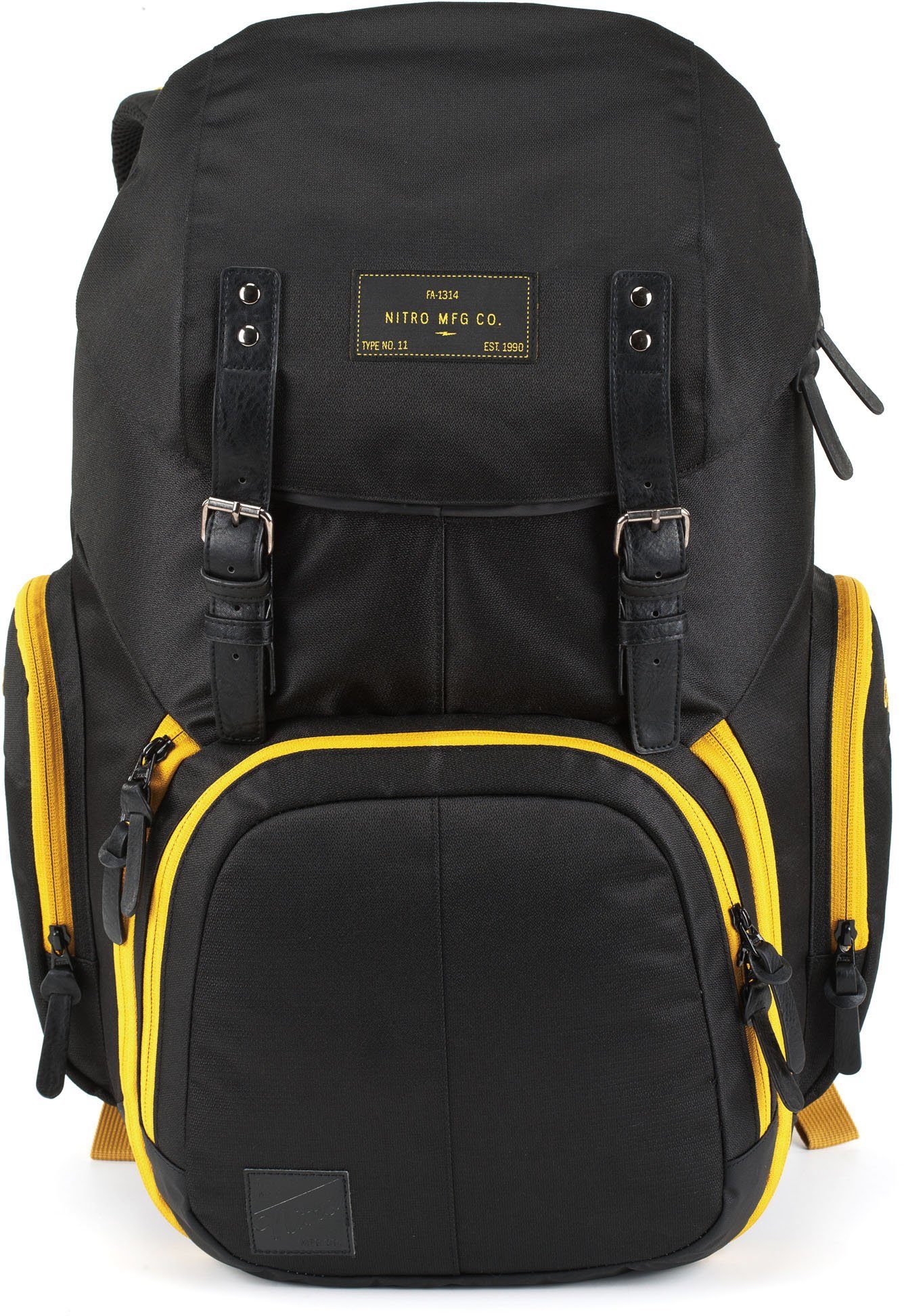 NITRO Laptoprucksack Weekender, Reiserucksack mit Laptopfach, Schulrucksack, Wanderrucksack