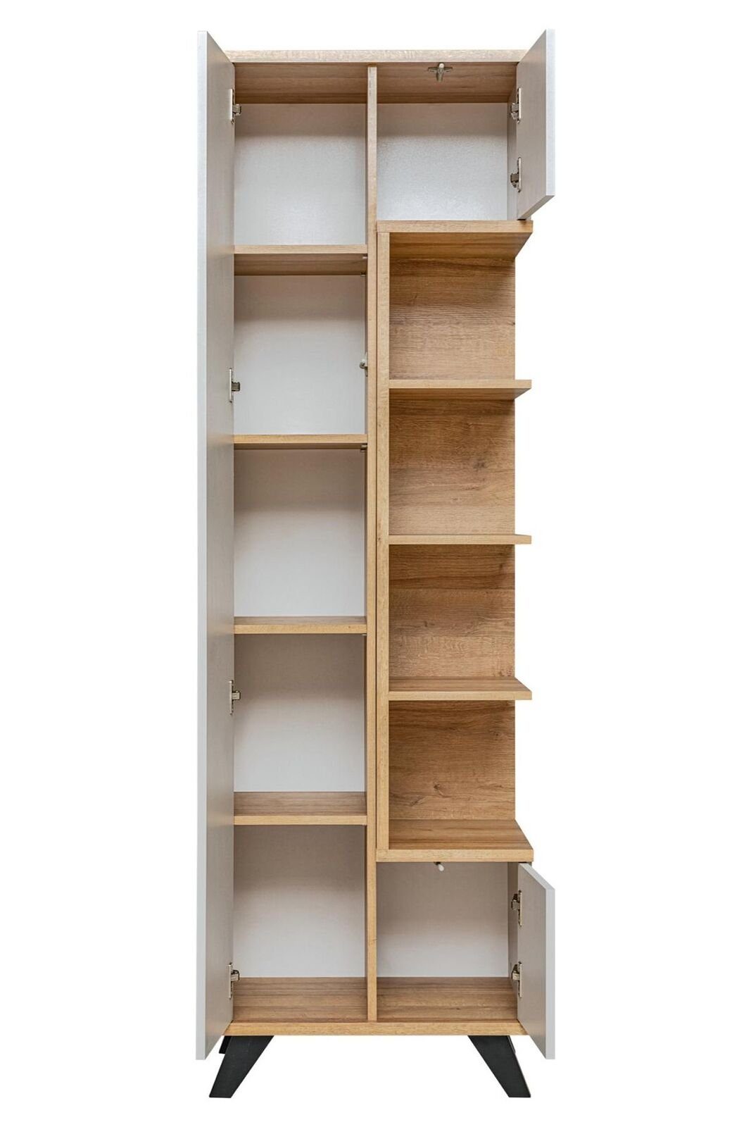 Bücherregal in Made Möbel Design Holz JVmoebel Braun, Europa Luxus Regal Bücherschrank