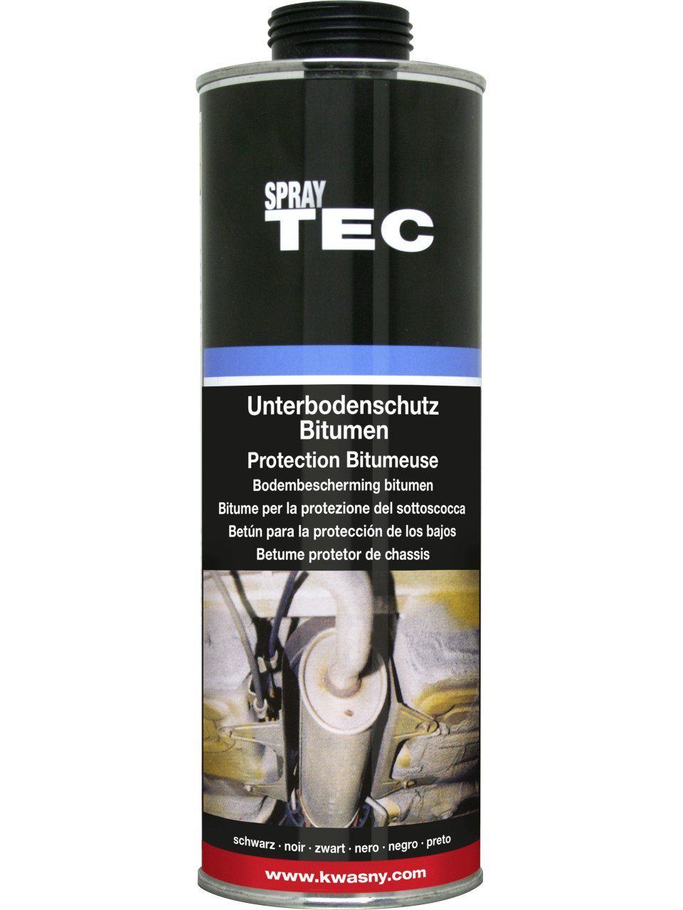 SprayTec Lack SprayTEC Unterbodenschutz Bitumen schwarz 1L