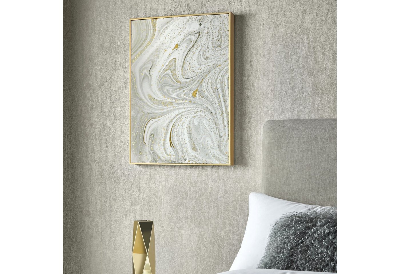 Art for the home Leinwandbild »Luxus Gold Marmor«, (1 Stück)-HomeTrends