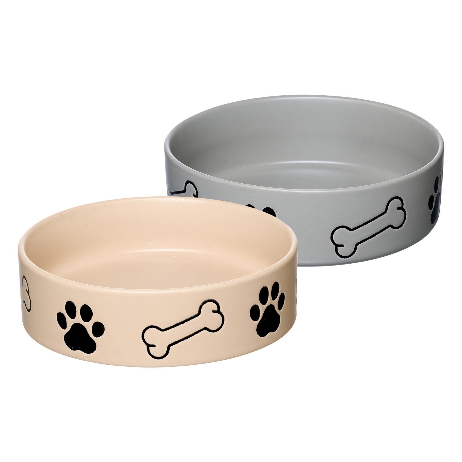 Ritzenhoff & Breker Futternapf Mika Dog Futternäpfe ø 18 cm 2er Set, Steingut