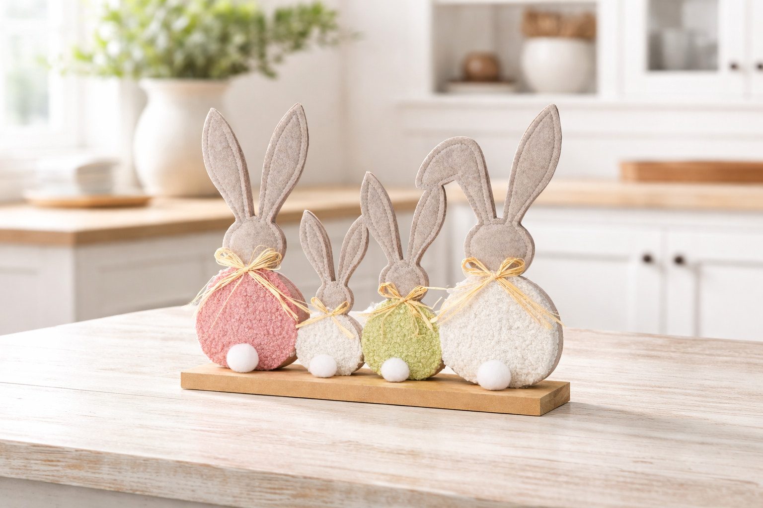 LB H&F Lilienburg Osterfigur Deko Ostern Frühling Frühjahr Tisch Dekoration Osterdeko (Figur Skulptur Wohnzimmer Eingang Eingangstüre Tischdekoration Kanninchen Shabby Vintage Hygge niedlich süß groß xl edel Design Frühlingsdeko Fensterbrett 2026 Liebe Familie Family Kaninchen modern Osterschmuck bunt Häschen Geschenk Mutter, Frühjahrsdeko zum hinstellen aufstellen kaufen Objekt), Tischdeko Tischschmuck Fenster Frühling Frühjahr Geschenk Idee Paar innen Tierfigur, Filz Filzhase Filzdeko Filzfigur bunt groß XL Osterhase), Dekofigur Hase 4er GRUPPE OSTERHASEN FILZ Osterfigur Hasenfigur