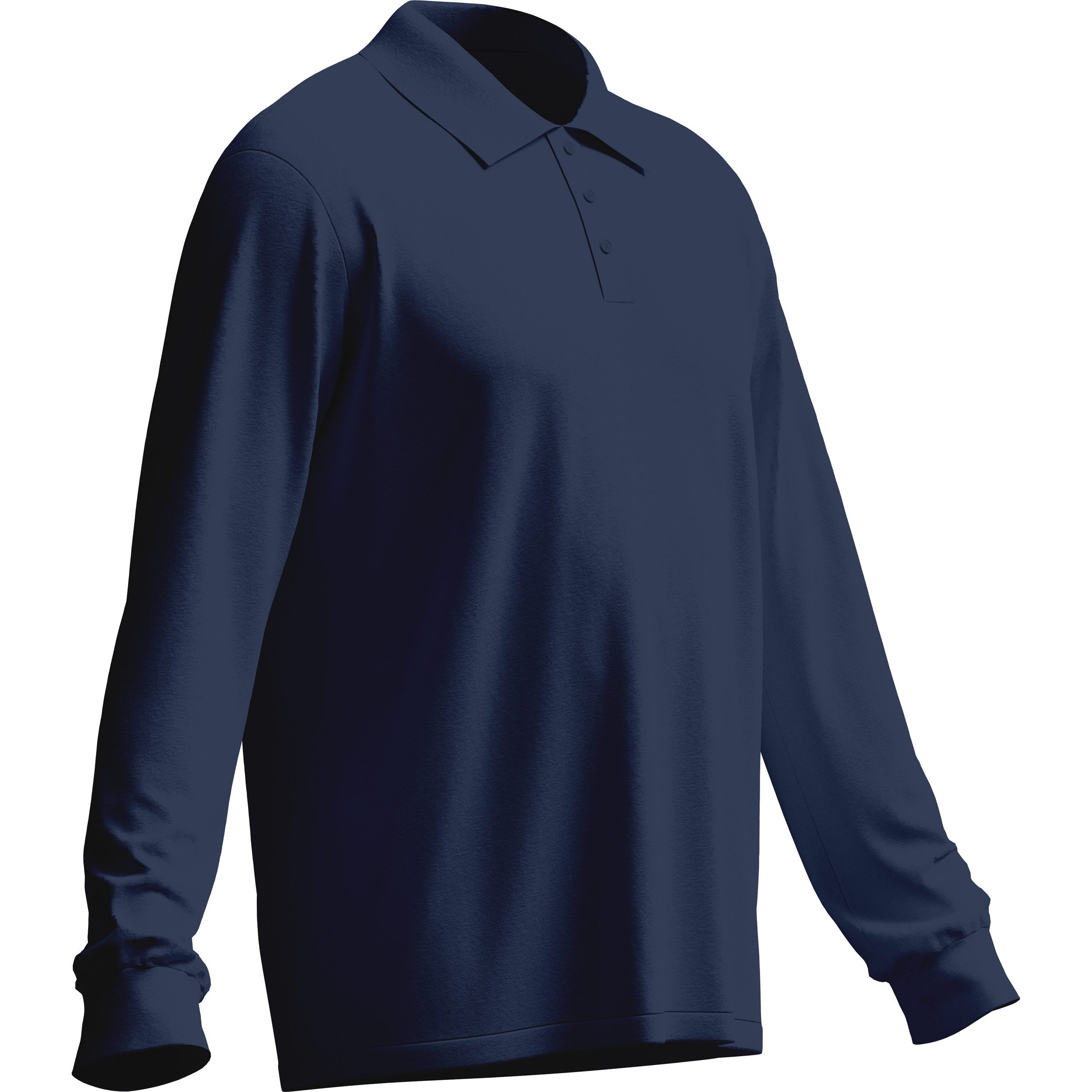 Qualitex Workwear Poloshirt Poloshirt Herren Langarm – atmungsaktiv & nachhaltig Polo Shirt (1-tlg) Herren Poloshirt langarm aus Tencel – bequem, robust & vielseitig