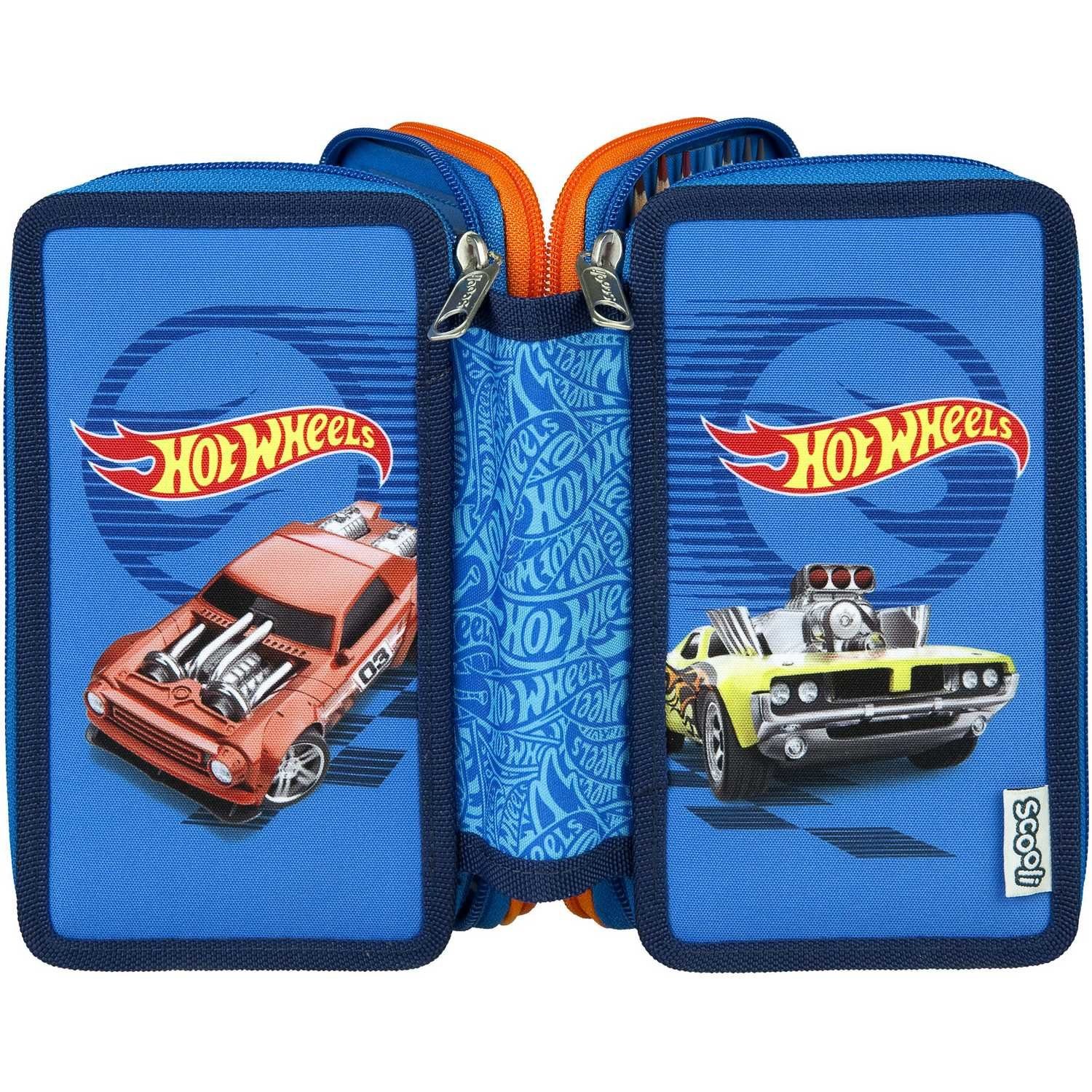 Scooli Federmäppchen scooli Tripledecker Hot Wheels