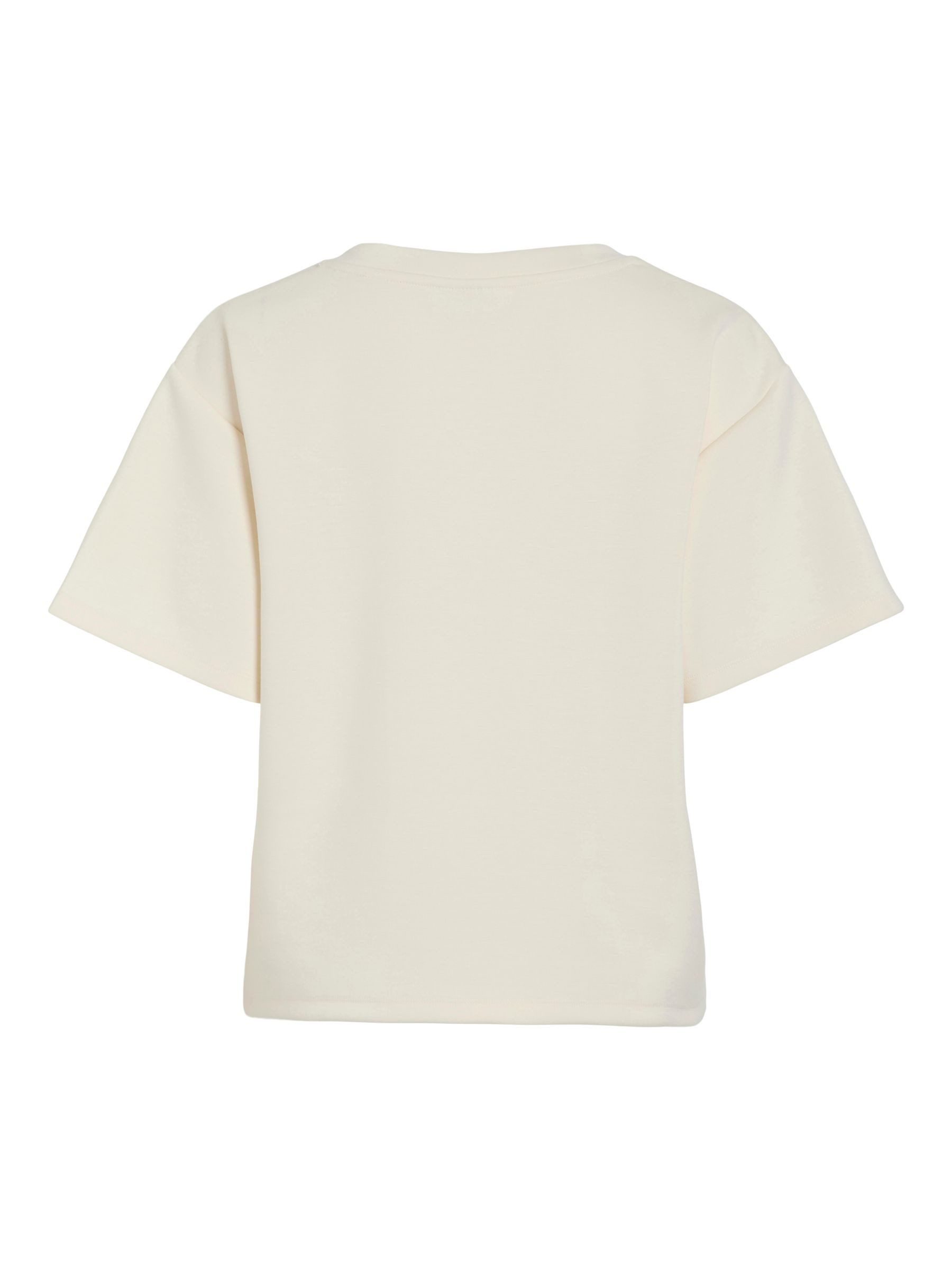 Vila T-Shirt V-Ausschnitt, Kurzarm, Casual Fit, günstig online kaufen