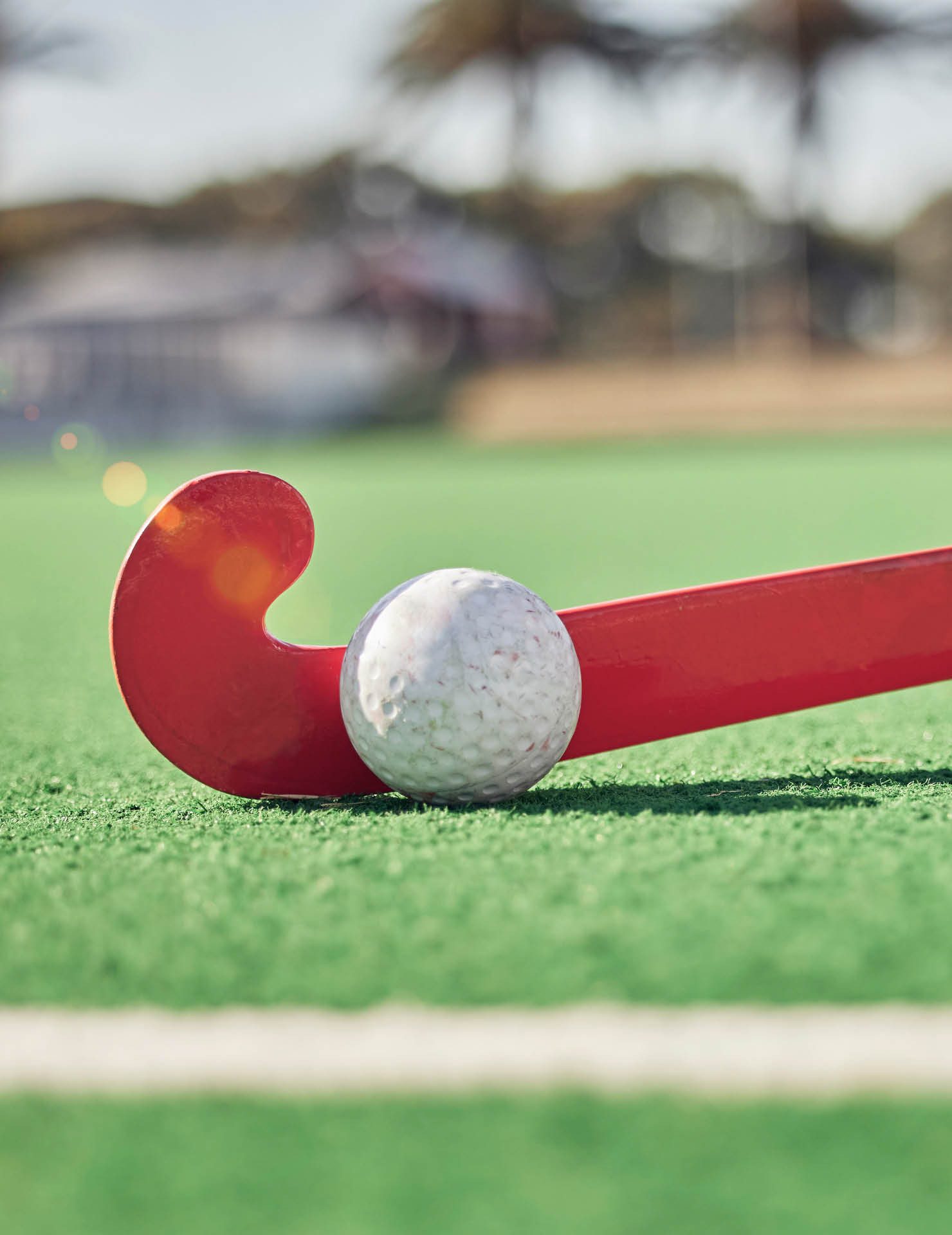 MUWO Hockeyball MUWO Feldhockeyball weiß, sehr gut für Training und Spiel geeignet