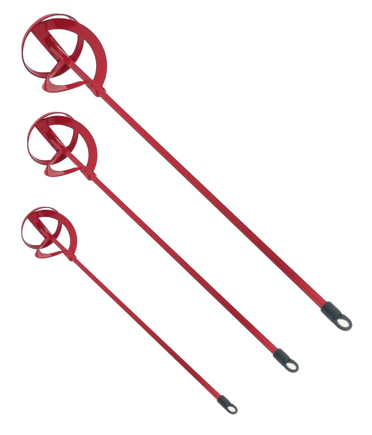 varivendo Rührquirl 3er Set Rührmixer, Rührmixer Rührer Set Heimwerker Zubehör Malerbedarf