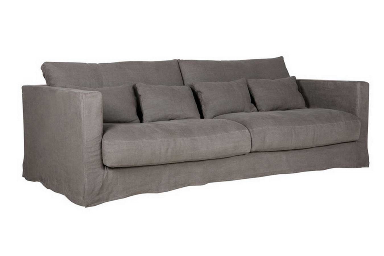 Sitzer Sofa 3 B 236 living braun Stoff Sofa cm Heaven daslagerhaus