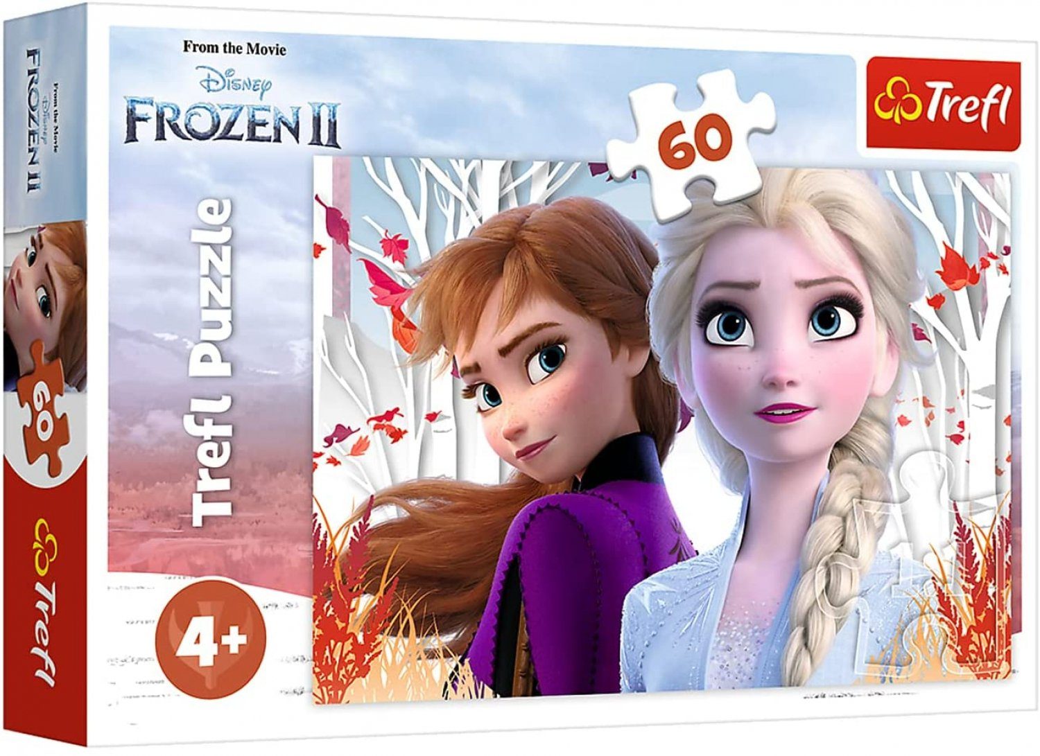 Trefl Puzzle Trefl TR17333 Puzzle Zauberhafte Welt von Elsa und Anna, Disney Frozen 2, Puzzleteile