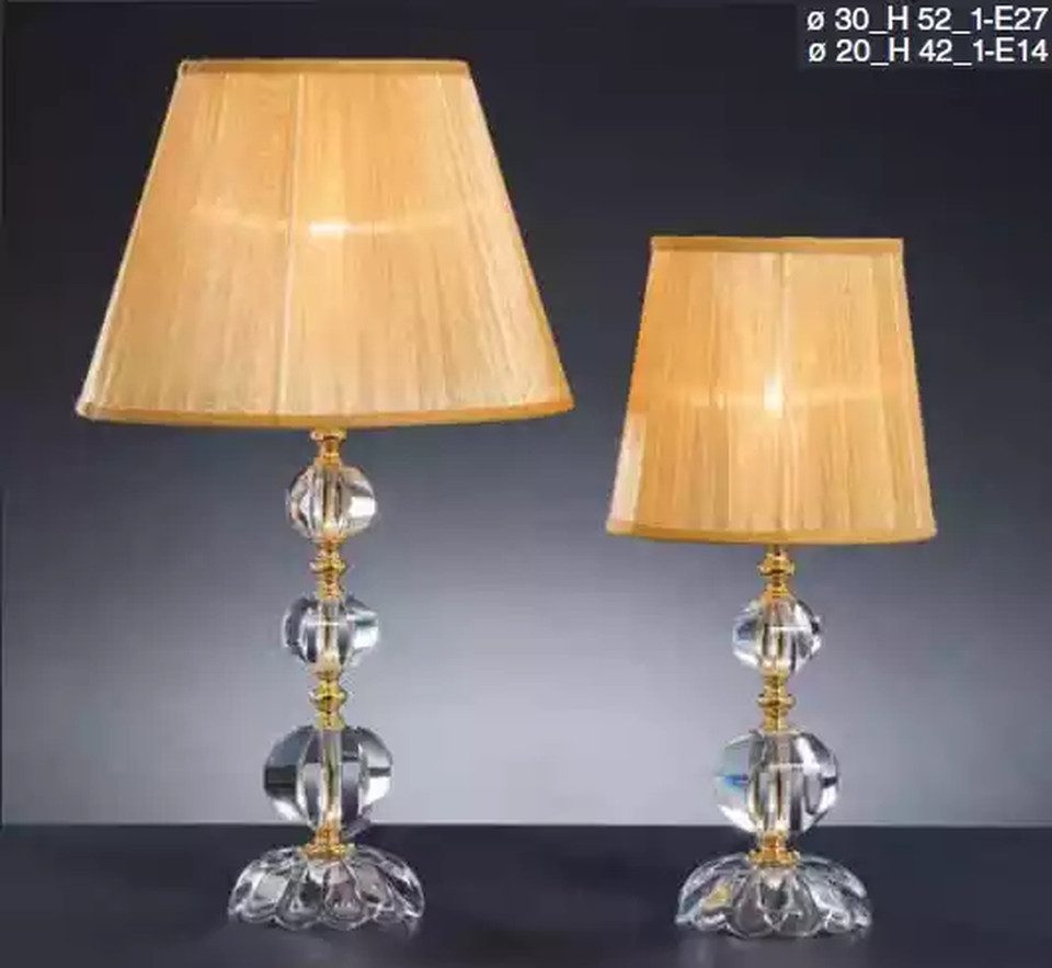 Xlmoebel Tischleuchte Elegante Kristalllampe im Kronleuchter-Stil für stilvolle Akzente, Hergestellt in Europa