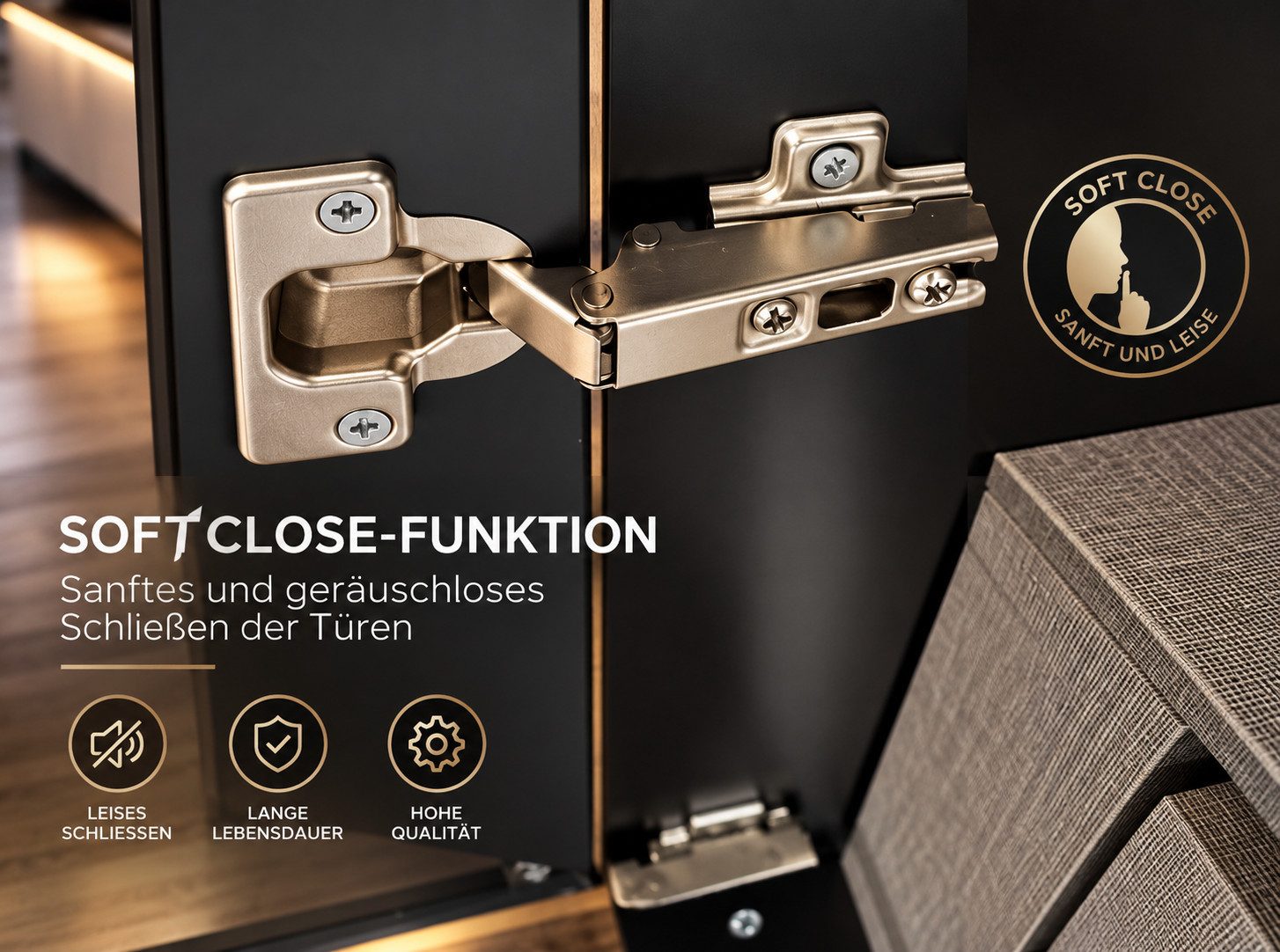 Palms-Store Kleiderschrank Athen mit 6- Glasrahmentüren inkl. Zubehör Set (Spar-Set) Breite: 300cm, Tiefe: 62cm, Höhe: 218cm – Bild 3 von 5