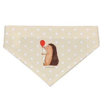 Mr. & Mrs. Panda Hundefliege Igel Luftballon - Gelb Pastell - Geschenk, lustige Sprüche, Happy Bir, Polyester