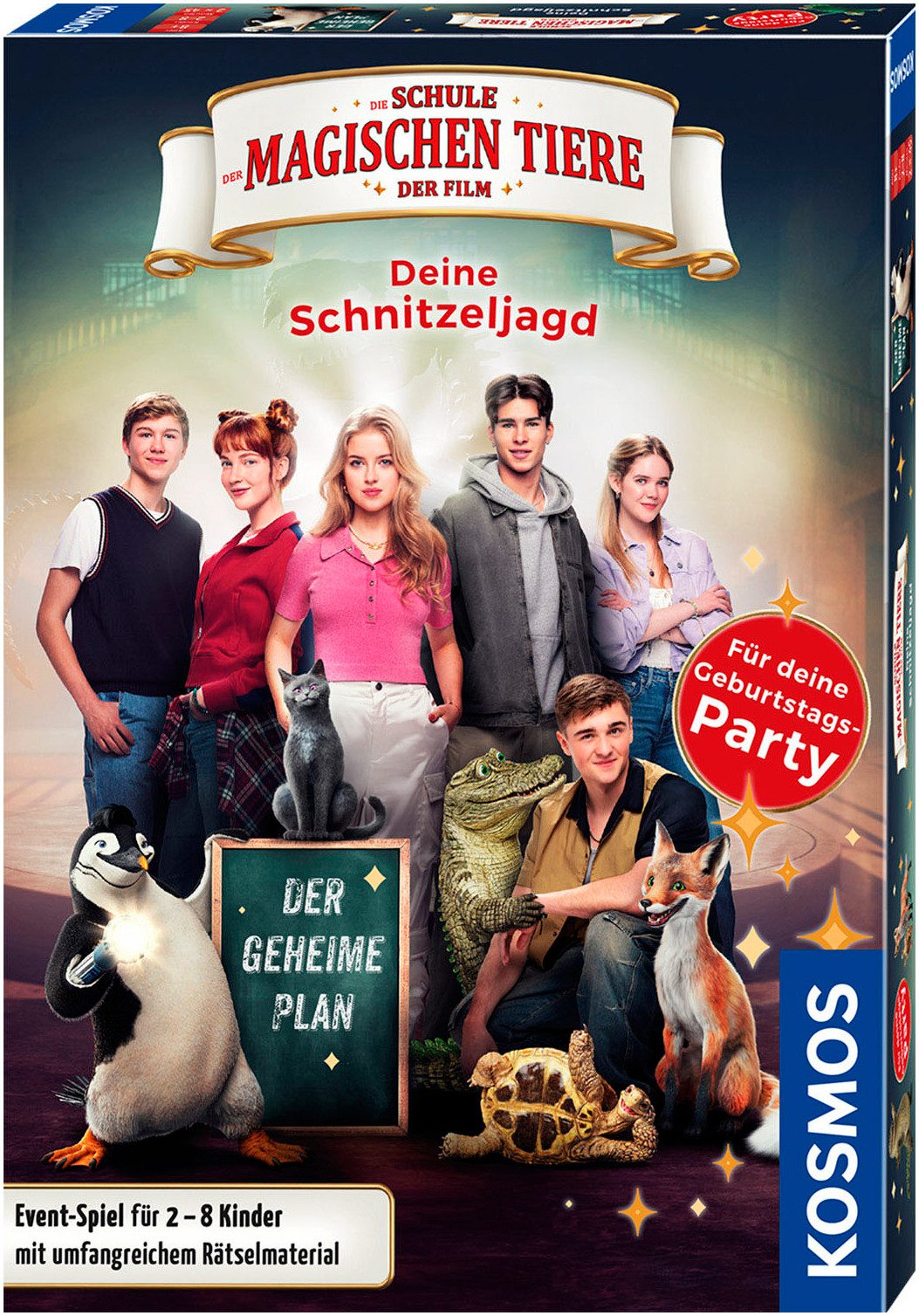 Kosmos Spiel Die Schule der magischen Tiere Rätsel-Party Deine Schnitzeljagd, Rätselspiel