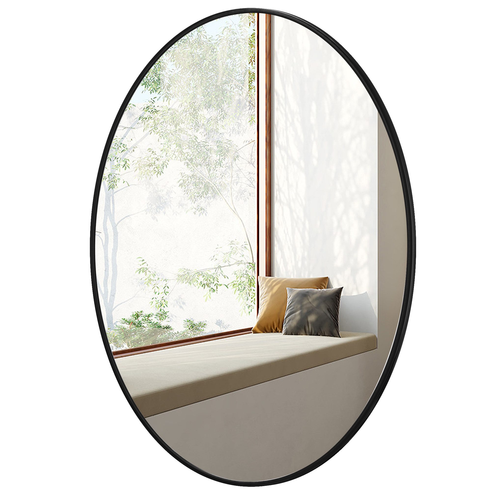 Hopibath Wandspiegel Flur modern Flurspiegel Oval günstig online kaufen