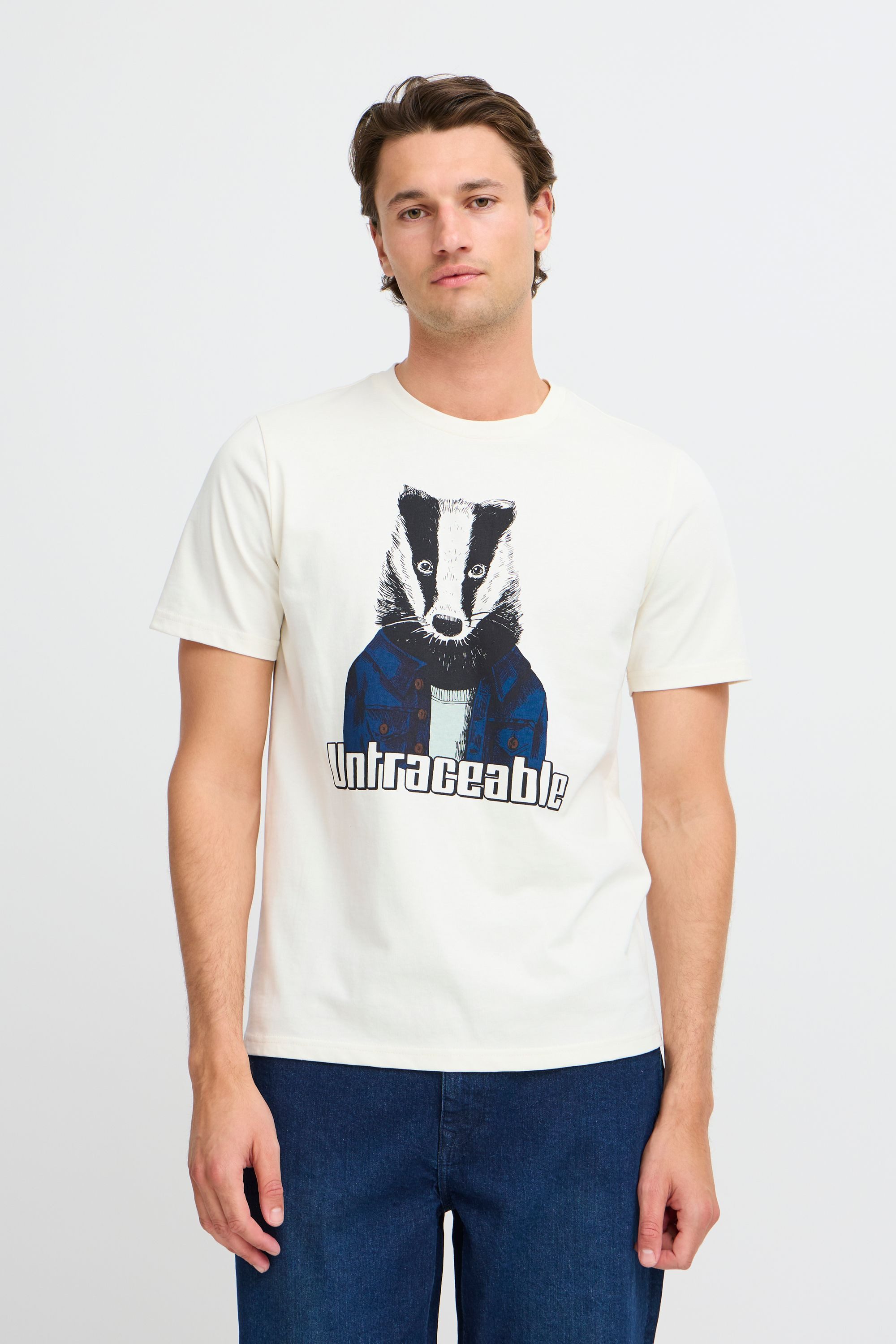 Blend T-Shirt BHTee Lässiges T-Shirt mit Print
