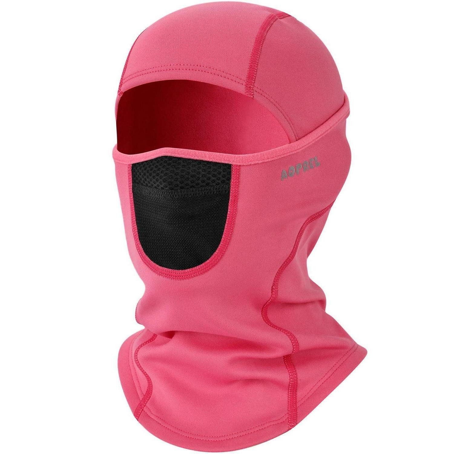 Sturmhaube Sturmhaube Kinder Balaclava Skimaske Winddicht Mesh Rosa