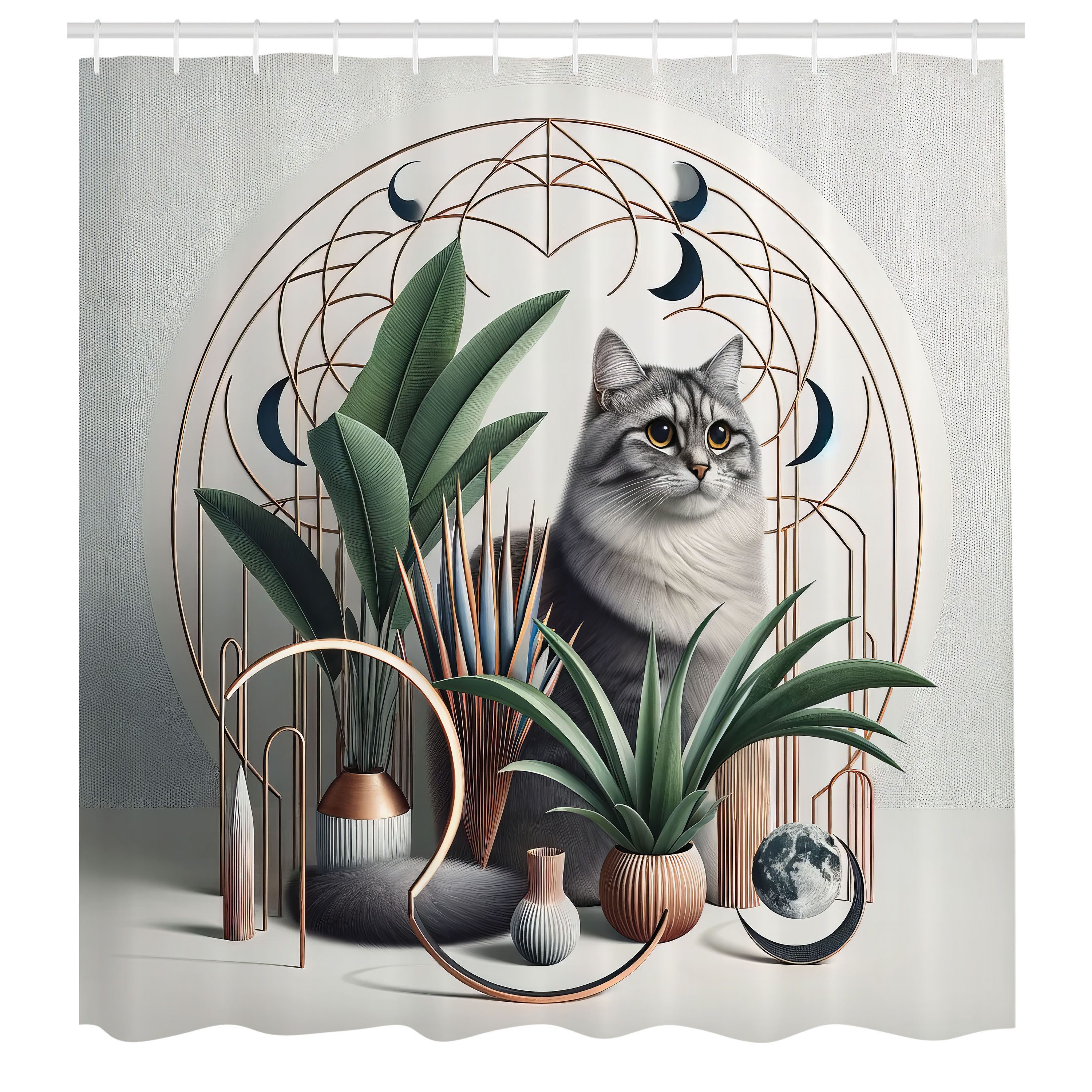 Grau Grün Blasser Rost