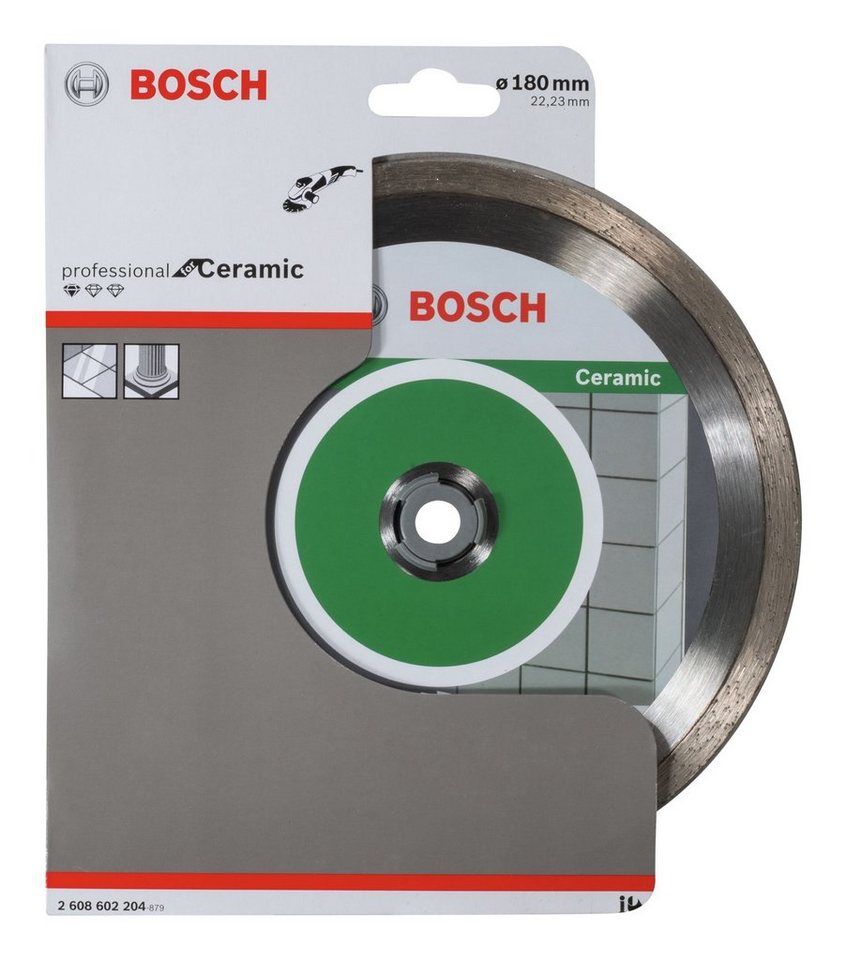 Thumbnail - BOSCH Trennscheibe, Ø 180 mm, Standard for Ceramic Diamanttrennscheibe - 180 x 22,23 x 1,6 x 7 mm