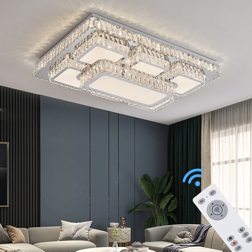 Eurotondisplay LED Deckenleuchte LED Deckenleuchte Kristall Lichtfarbe eins günstig online kaufen
