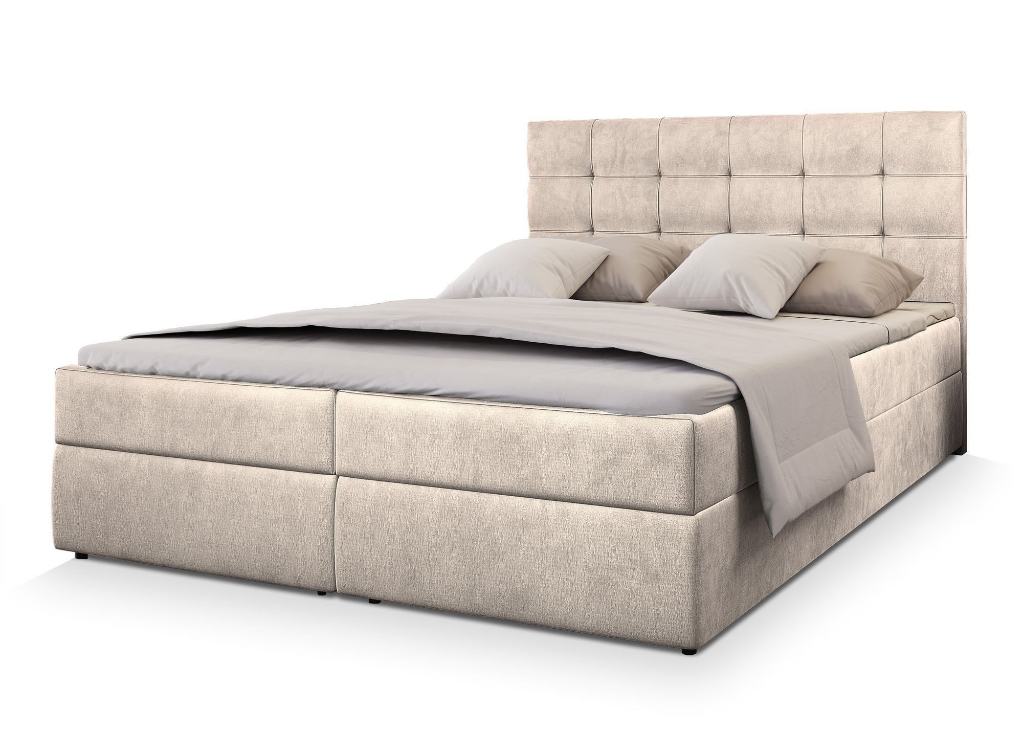 Masseno Boxbett GLOS 160x200 cm mit Bonell Matratze und Topper günstig online kaufen