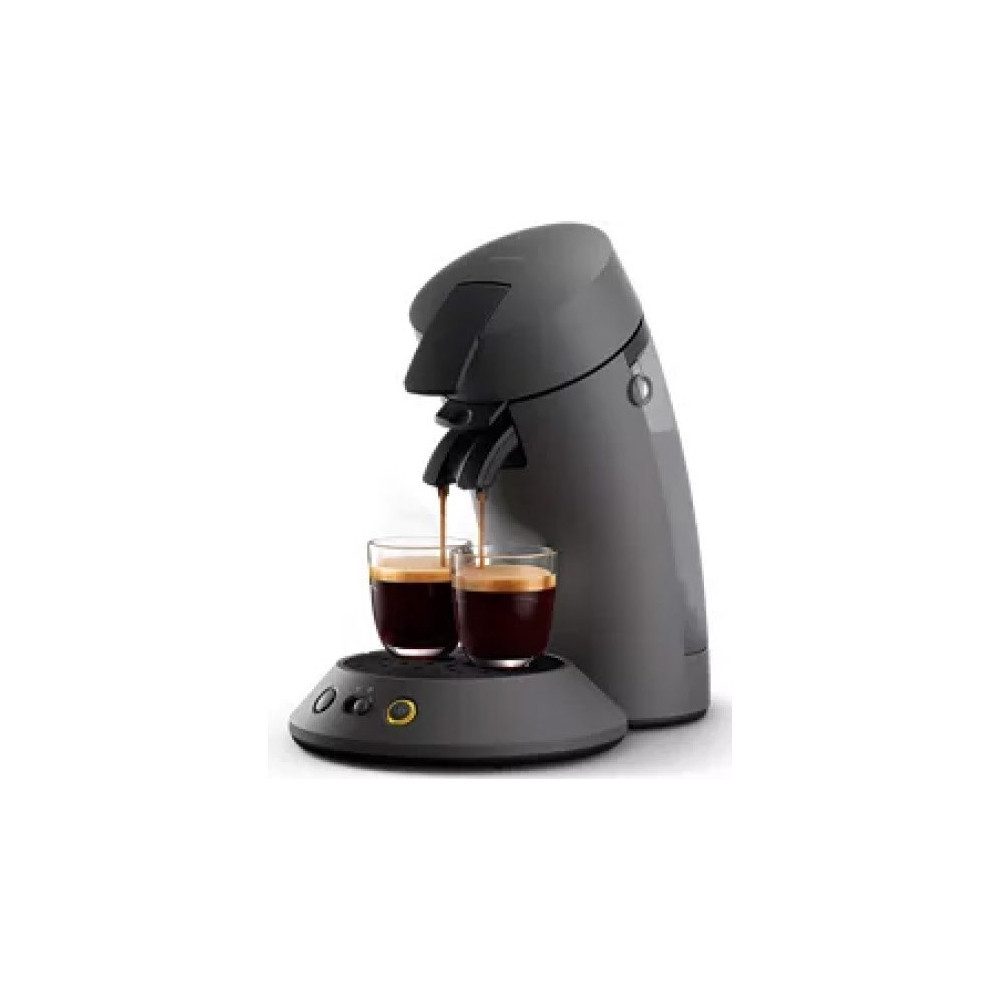 Philips Senseo Kaffeepadmaschine, grau, Crema Plus Technologie