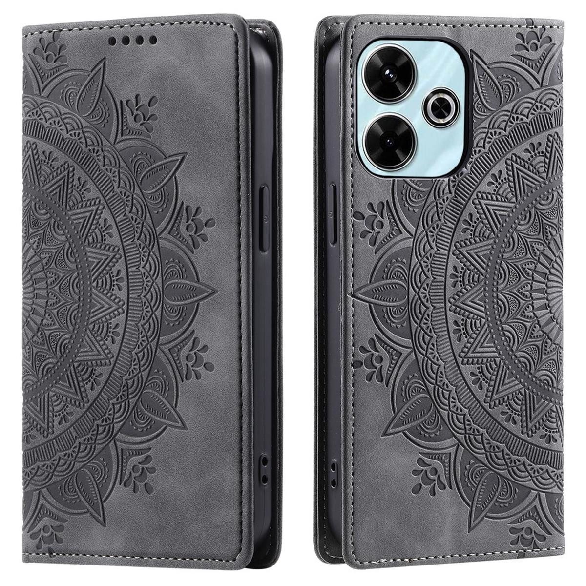 CoverKingz Handyhülle Hülle für Xiaomi 13 Redmi 5G/4G Handyhülle Flip Case Cover Tasche, Mandala