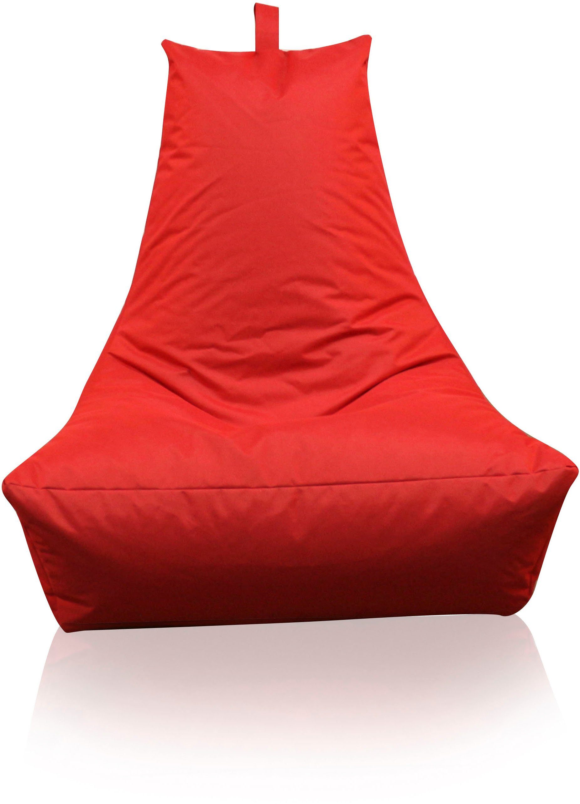 KiNZLER Sitzsack Lounge (1 St) rot