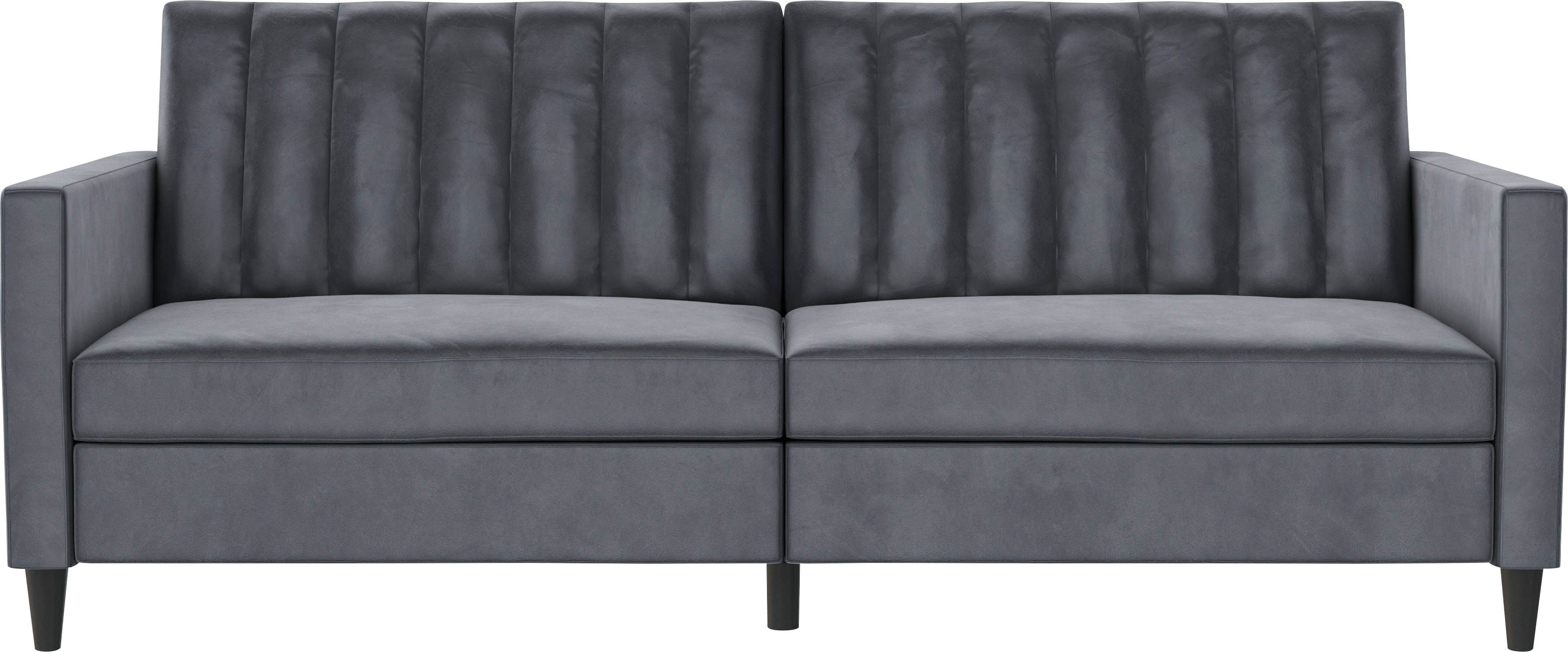 Dorel Home 3-Sitzer Celine, Rückenlehne 2-teilig und 3-fach verstellbar, Sitzhöhe 43 cm. Reduzierter Preis € 399,99. Unverbindliche Preisempfehlung € 839,00