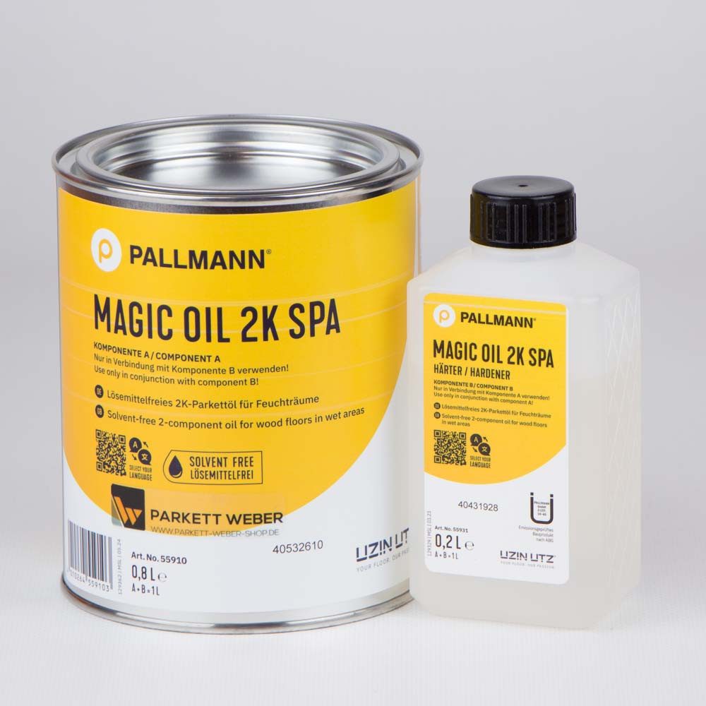 Pallmann Holzöl Pallmann Magic Oil 2K SPA Parkettöl für Feuchträume 1 Liter