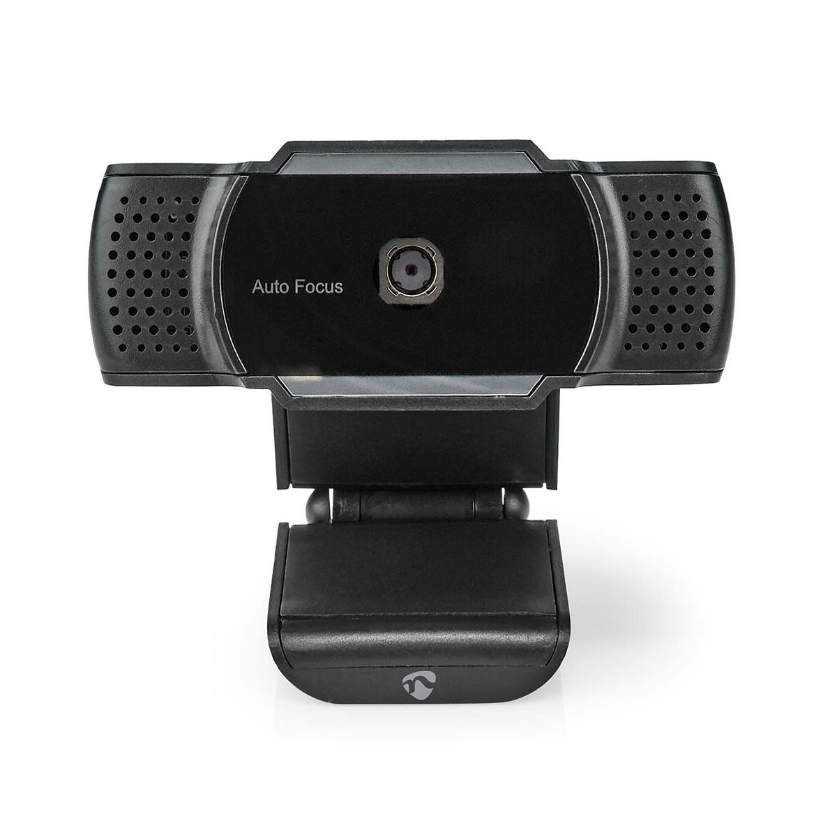 Nedis WCAM110BK Full HD-Webcam (webinare und meetings, 2k autofokus, stereo mikro, stativgewinde)