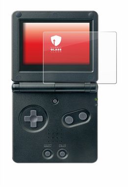 upscreen flexible Panzerglasfolie für Nintendo Gameboy Advance GBA SP, Displayschutzglas, Schutzglas Glasfolie klar