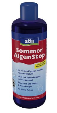 SÖLL Algenbekämpfung Söll Algenentferner 0,5 Liter Sommeralgenstop für 10 Qbm Teichwasser