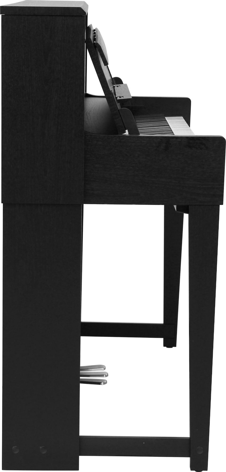 Classic Cantabile Digitalpiano UP-1Plus Upright E-Piano - 88 gewichtete Tasten Graded Hammer-Tastatur (Spar-Set, inkl. Klavierbank, Kopfhörer & Schule), Klavier mit 40 Sounds und 256-fache Polyphonie
