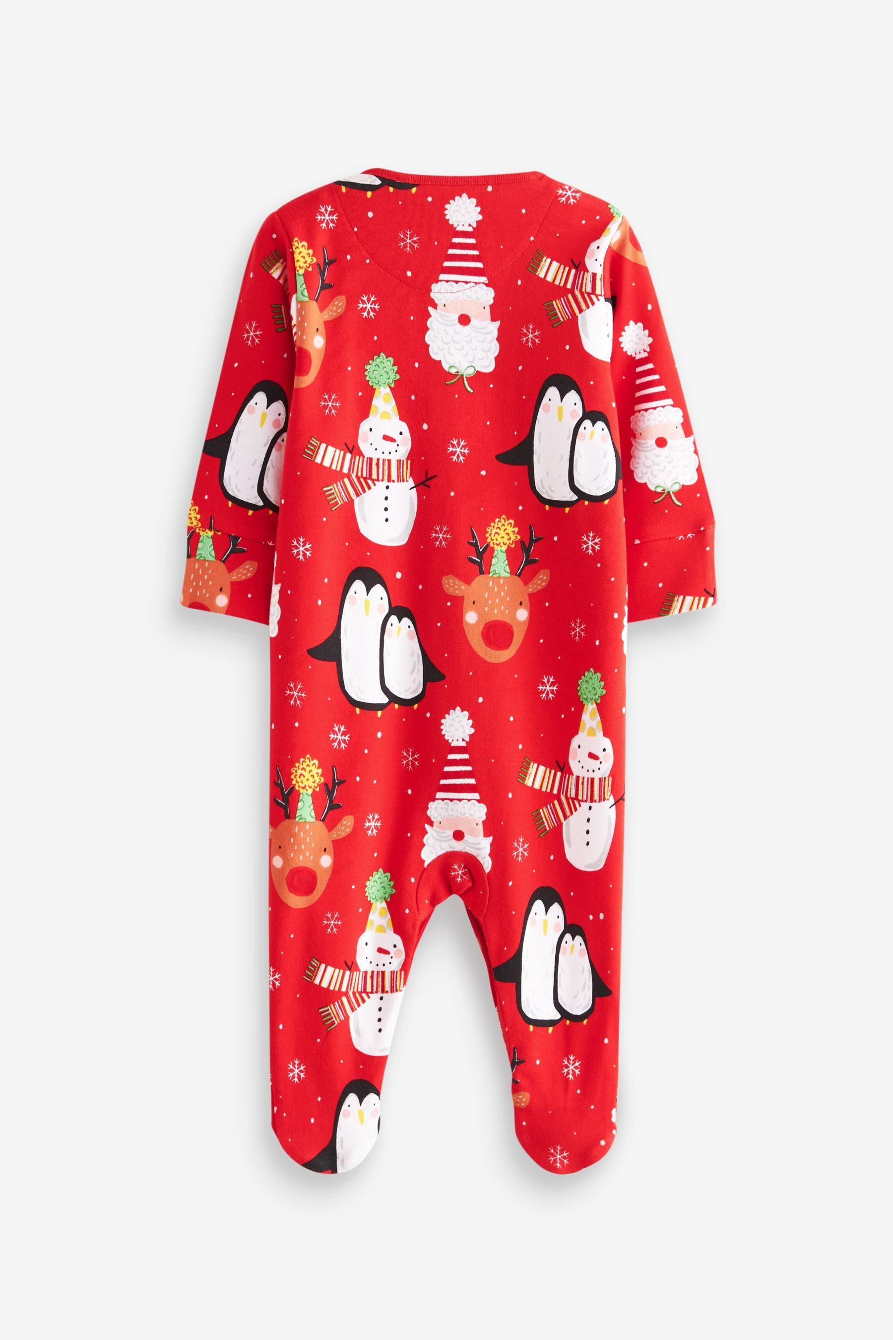 Baby-Schlafanzug (1-tlg), aus England Weihnachten Aktuelles Design Schlafoverall Next