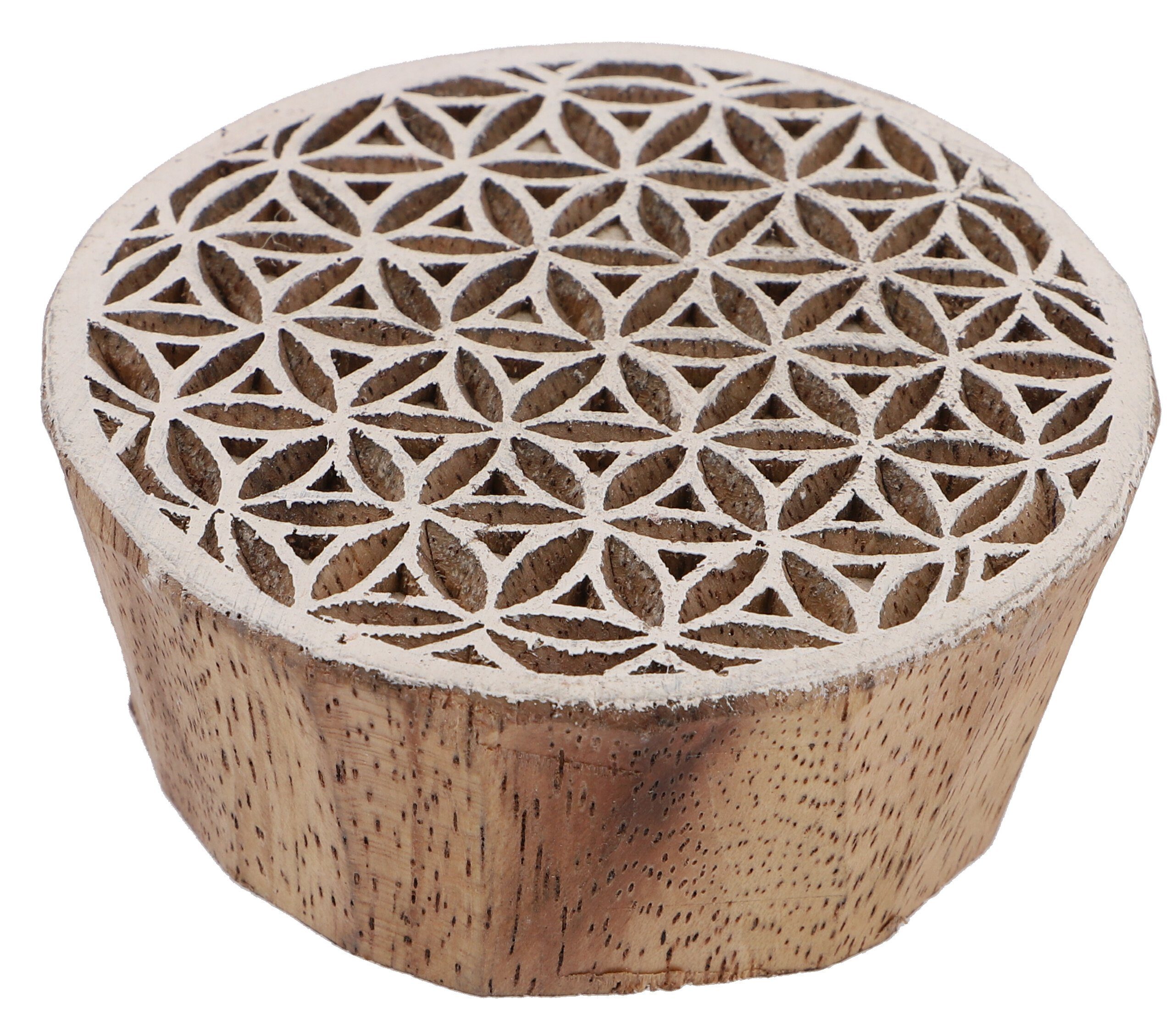 Guru-Shop Stempel Indischer Textilstempel, Holz..