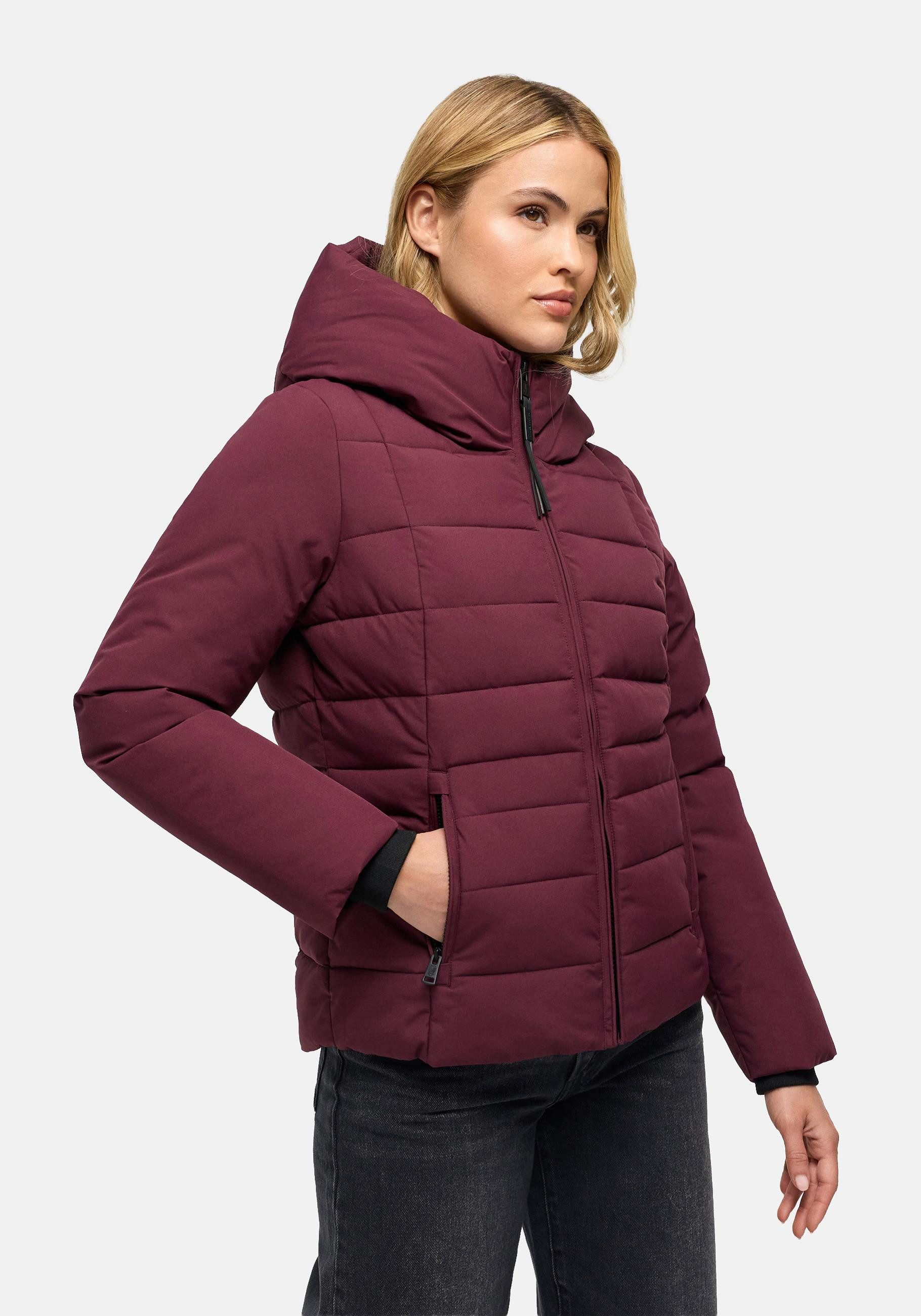Navahoo Outdoorjacke Stepptänzchen XIV Warme Damen Steppjacke mit Kapuze
