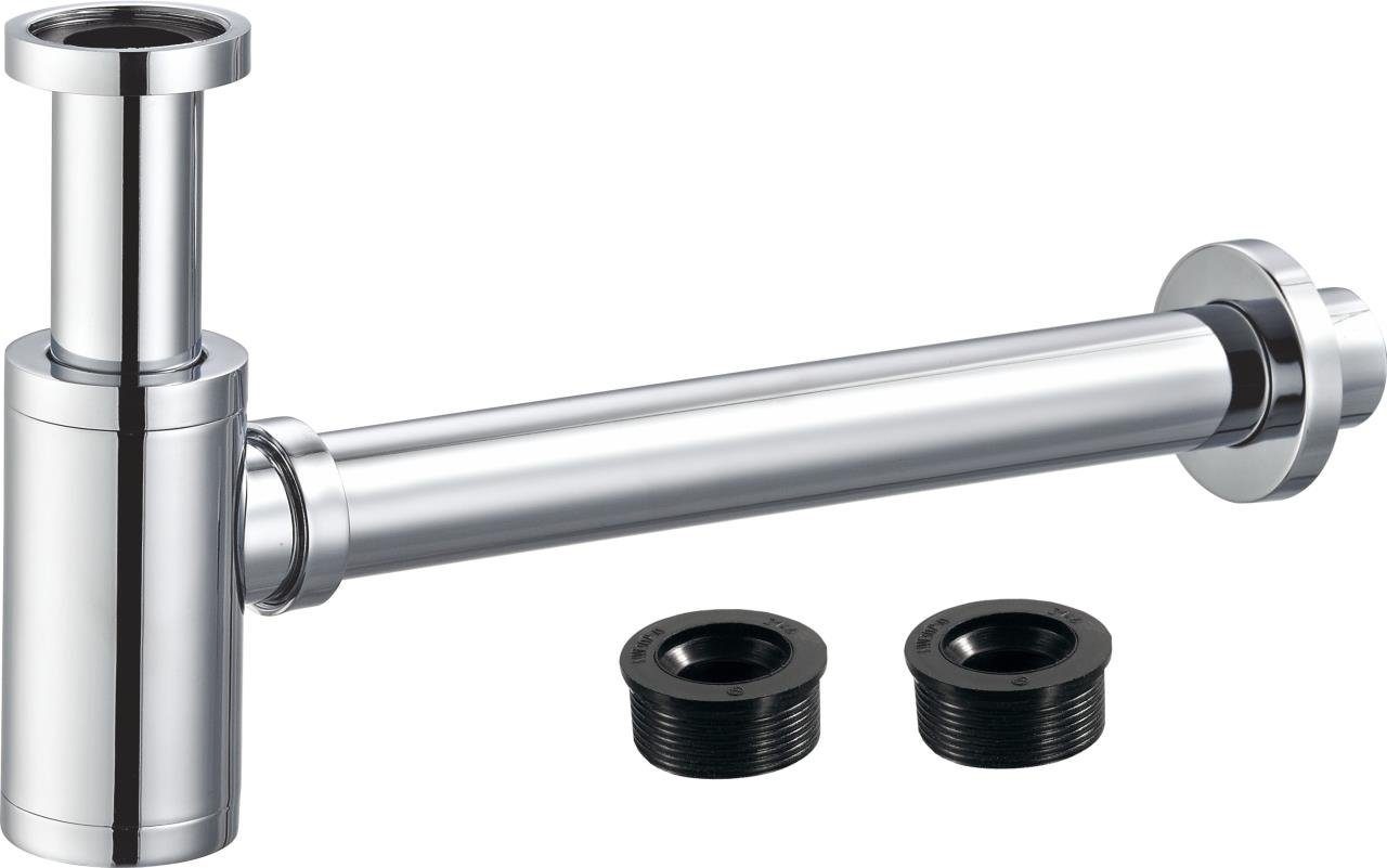 PROKIRA Ablaufgarnitur Design Röhrensiphon inkl. Gummidichtungen günstig online kaufen