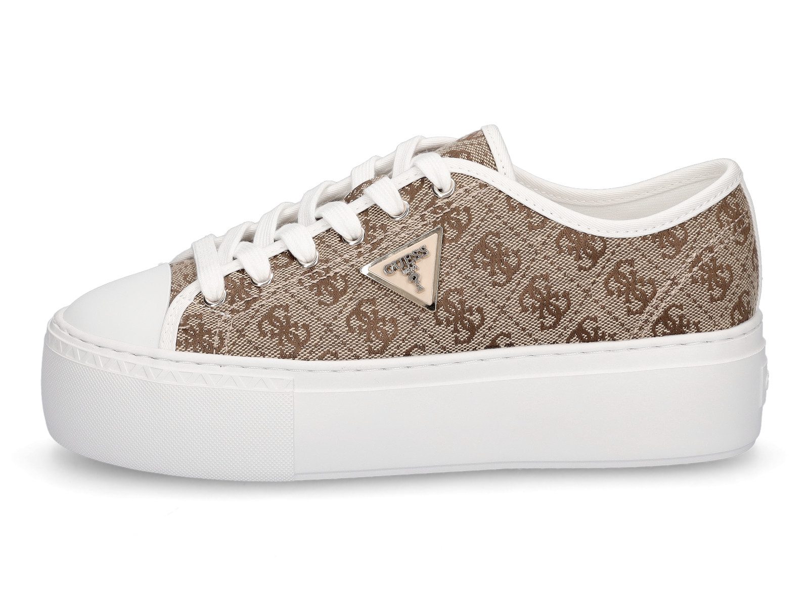 Guess Guess Damen Sneaker Joezi4 beige braun Sneaker günstig online kaufen