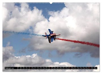 CALVENDO Wandkalender Augenblicke in der Luft: Patrouille de France (Premium, hochwertiger DIN A2 Wandkalender 2023, Kunstdruck in Hochglanz)