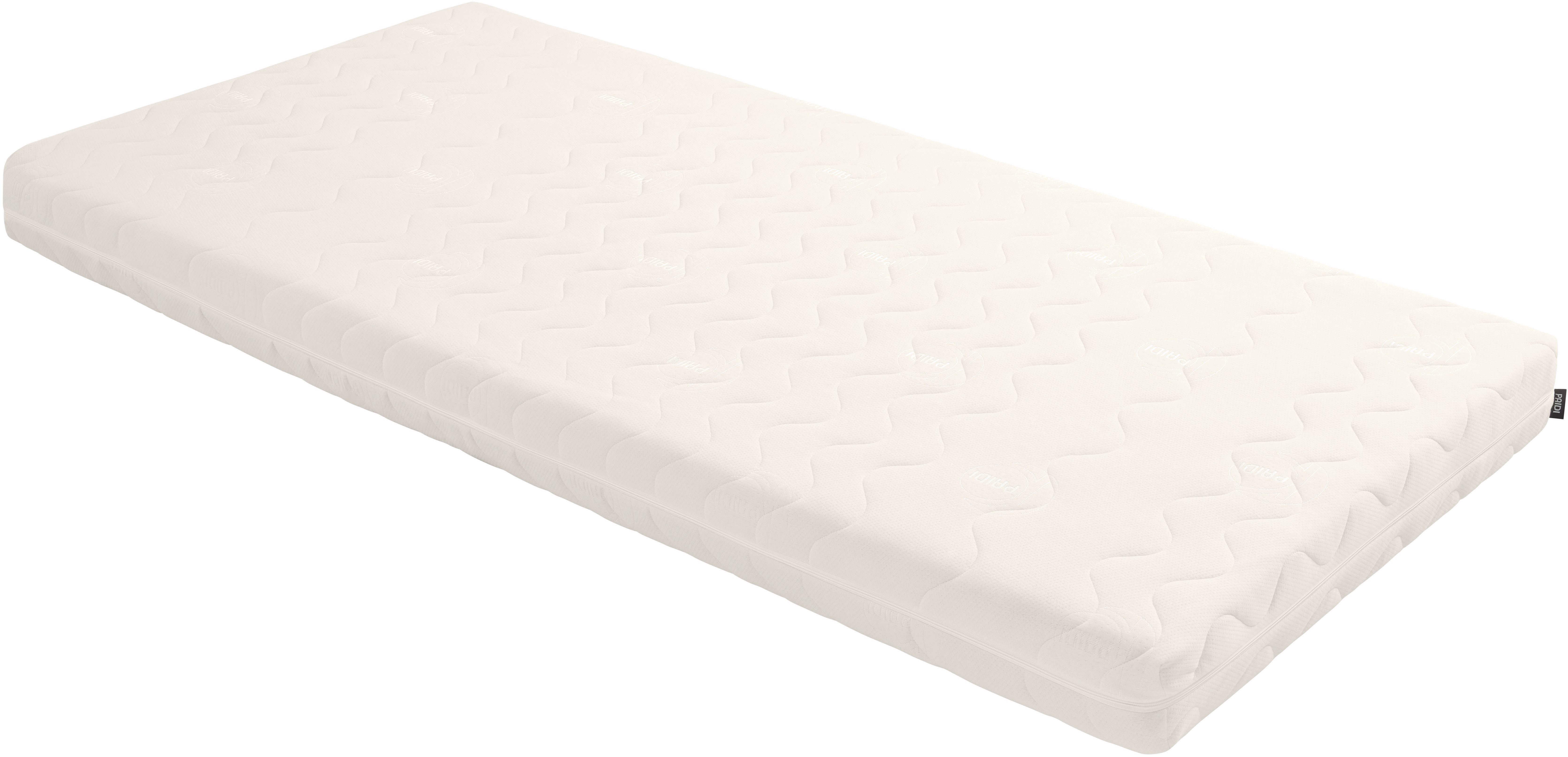 Kaltschaummatratze Mehrzonen Airwell® Drell, 7-Zonen Wendematratze mit Gel-Schaumlage, PAIDI, 14 cm hoch, (Verschiedene Größen, Cremefarben, H2, 60°C waschbarer Bezug), Kinder- und Jugendseite, atmungsaktiv, strapazierfähig, Mischgewebe