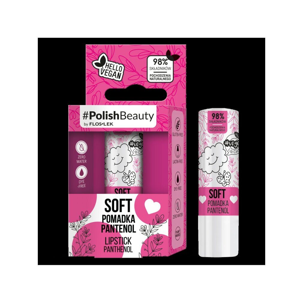 Floslek Lippenstift FLOSLEK #PolishBeauty Lippenstift Panthenol Lippenstift 4,1g